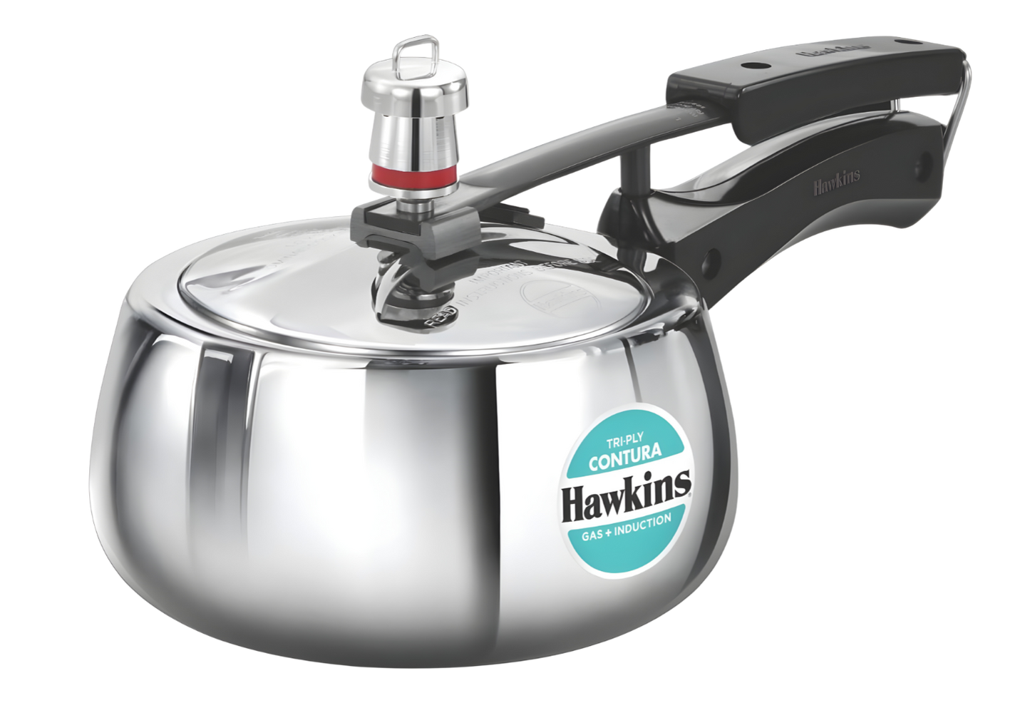 HAWKINS Contura Tri-Ply Stainless Steel 3.5 Litre (SSTCO35) |Induction Compatible