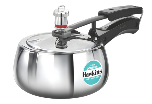 HAWKINS Contura Tri-Ply Stainless Steel 3.5 Litre (SSTCO35) |Induction Compatible