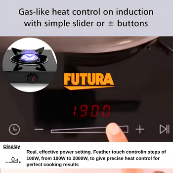 FUTURA By Hawkins Single Hob Induction Cooktop (2000-W) (FIC1A1) | 1 Year Warranty