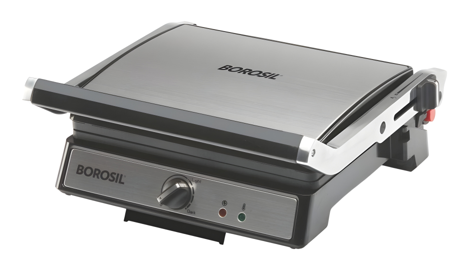 Borosil Super Jumbo, Opens 180°, 2000-Watt Grill Toaster/Sandwich Maker