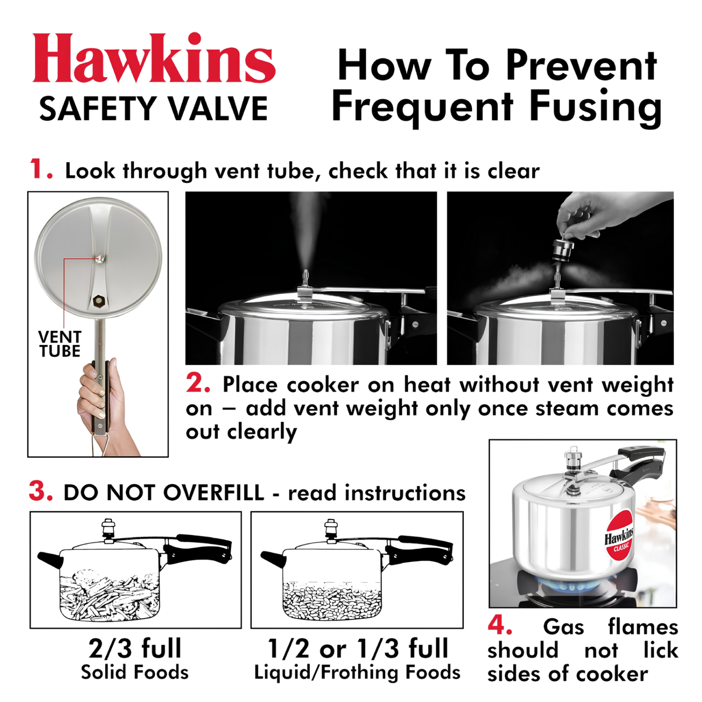 HAWKINS Aluminium Safety Valve For All Hawkins Pressure Cookers From 1.5 Litre To 14 Litre (SV) | Hawkins Genuine Spare Parts