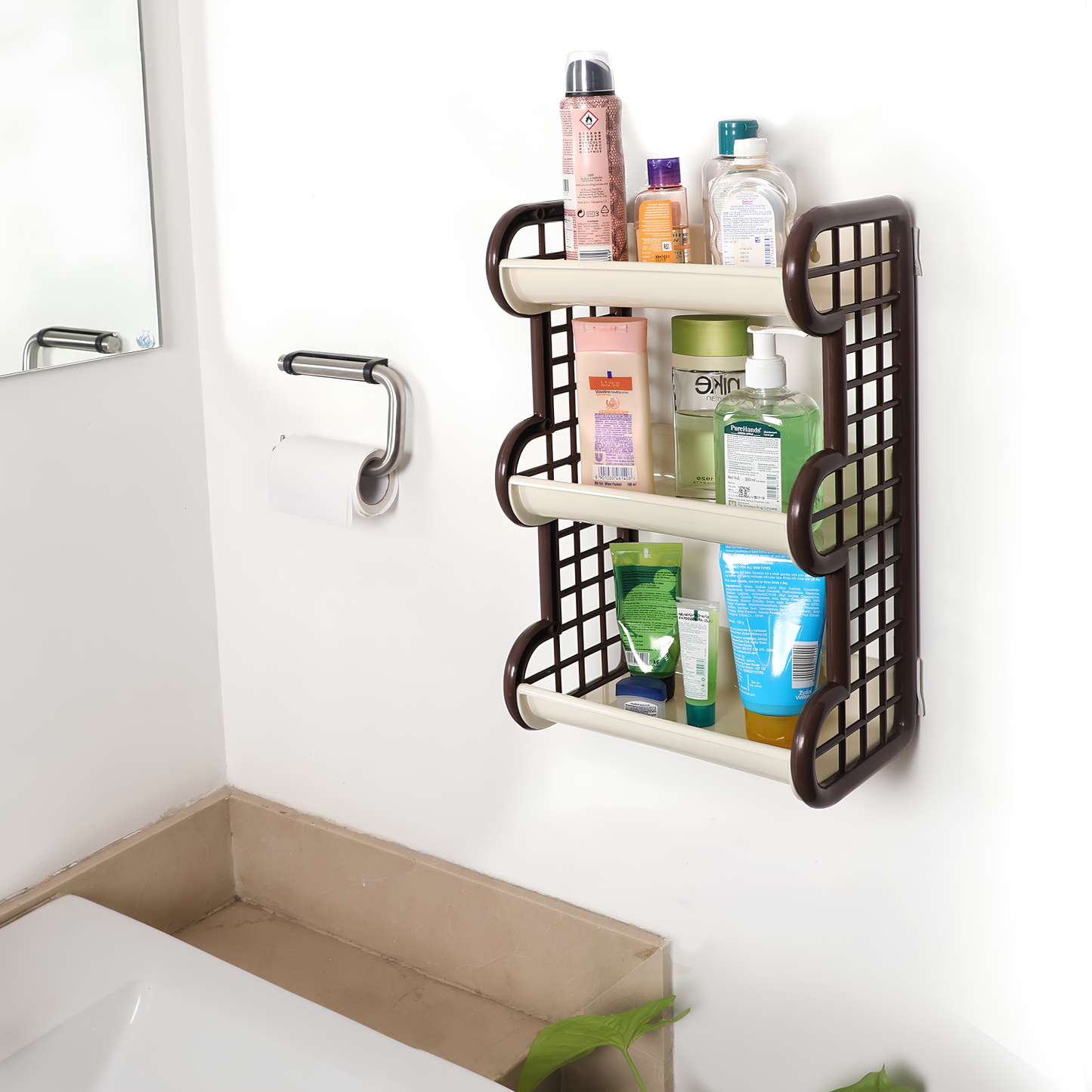 CELLO Tokyo 3 Layers Plastic Storage Shelf |Multipurpose Shelf | For Home, Office, Showroom, Shops | Attractive Colours