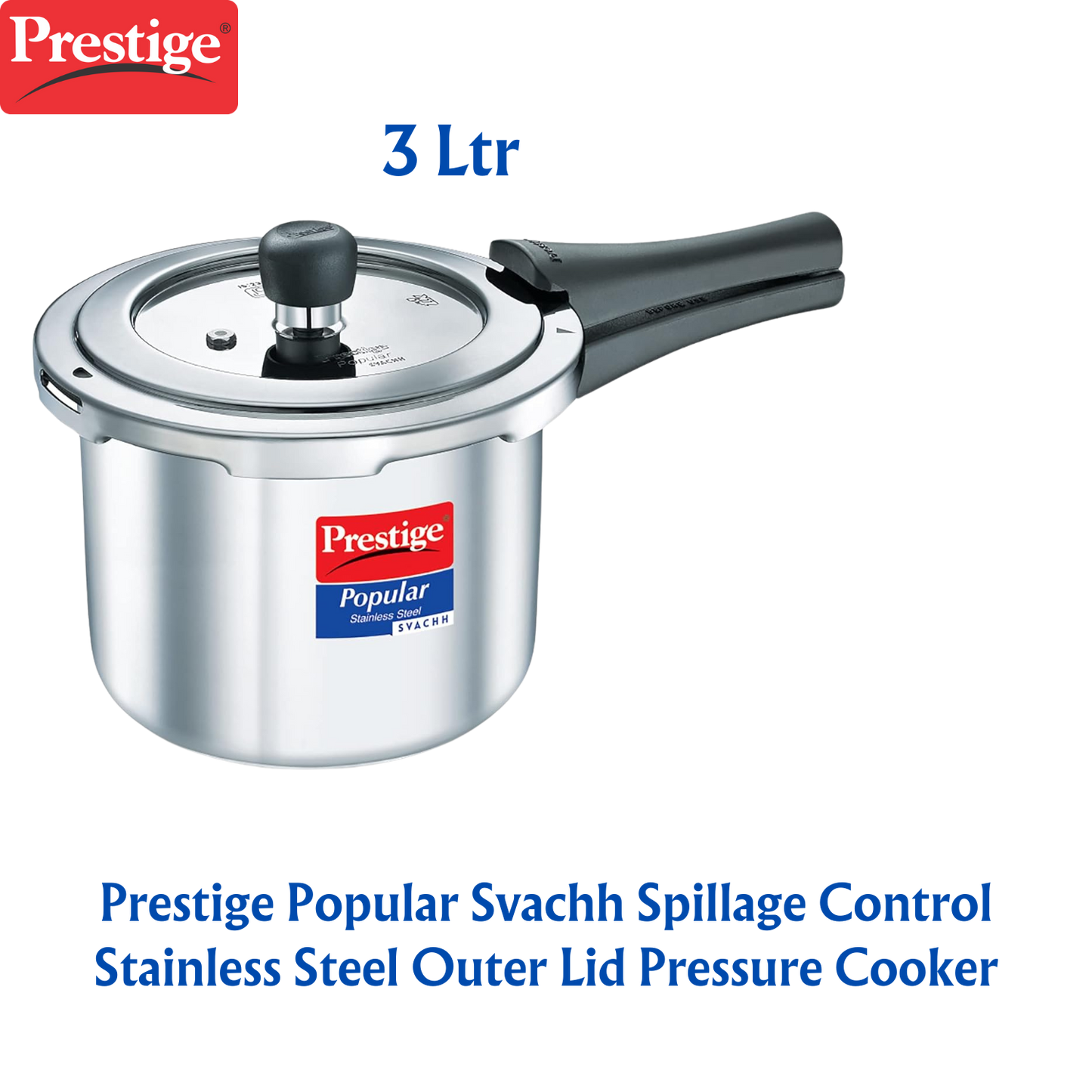 Prestige pressure cooker stainless steel 3 litre best sale price