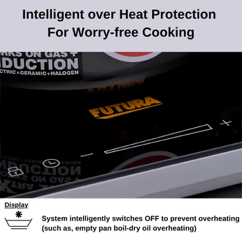 FUTURA By Hawkins Single Hob Induction Cooktop (2000-W) (FIC1A1) | 1 Year Warranty