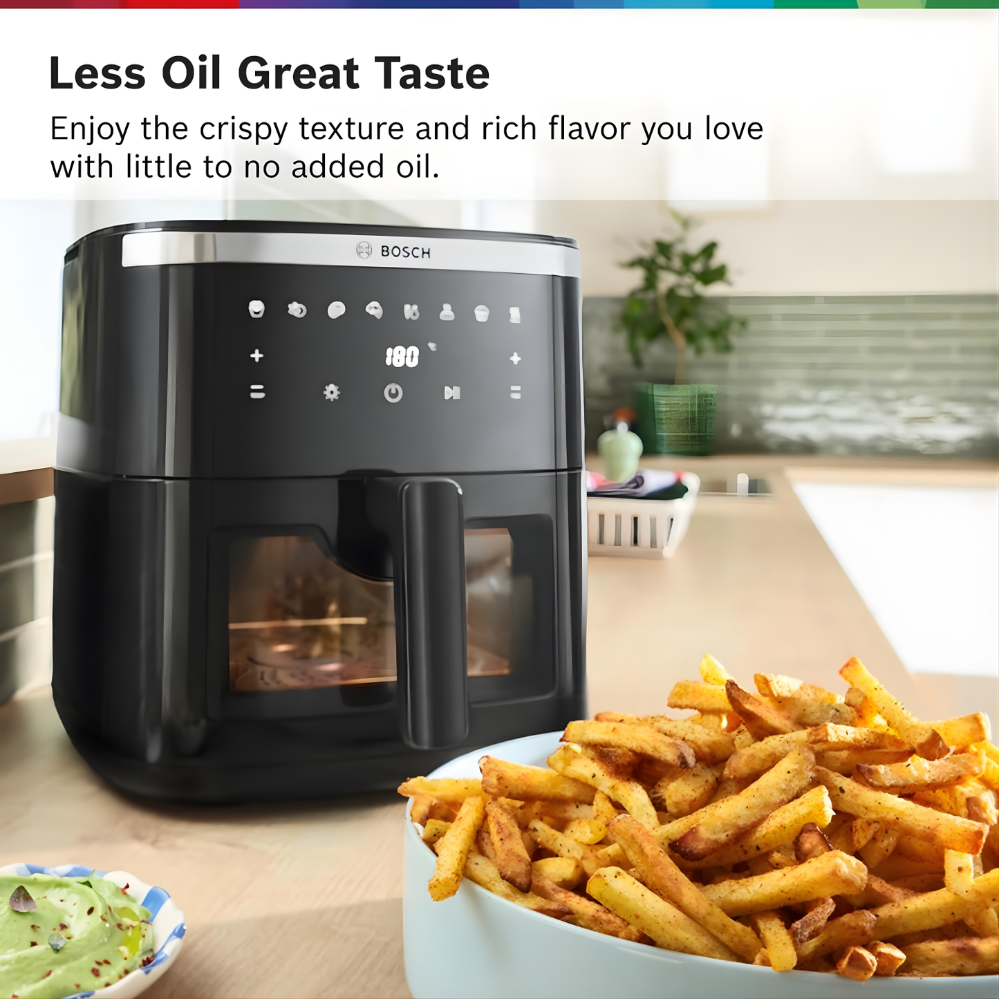BOSCH Series 6 Air Fryer Black MAF671B0IN | 7.2 Ltr | 1800 W | Touch Control