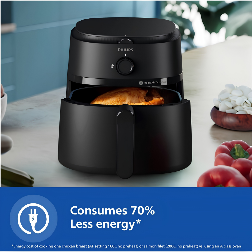 PHILIPS 4.2L Airfryer with Rapid Air Technology - NA120/00