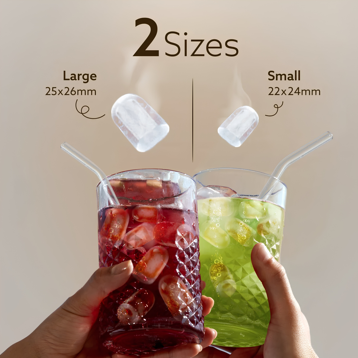 AGARO Marvel Ice Maker | Compact Ice Maker | 1.2 L water Tank | 9 Pcs bullet Ice Cube at a time | Plastic Body