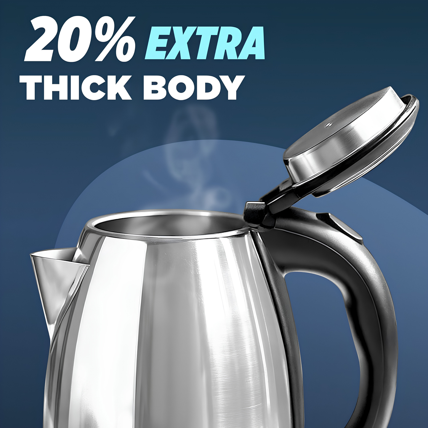 MILTON Stainless Steel  INSTA Electric Kettle | 1350 Watt | Boil Dry Protect
