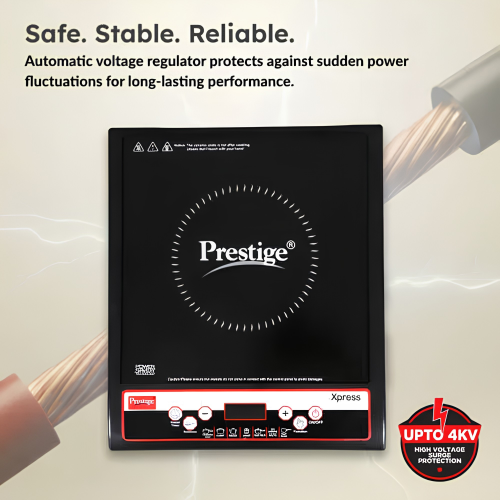 PRESTIGE Induction Cooktop Xpress 1200 W | Indian Menu Option