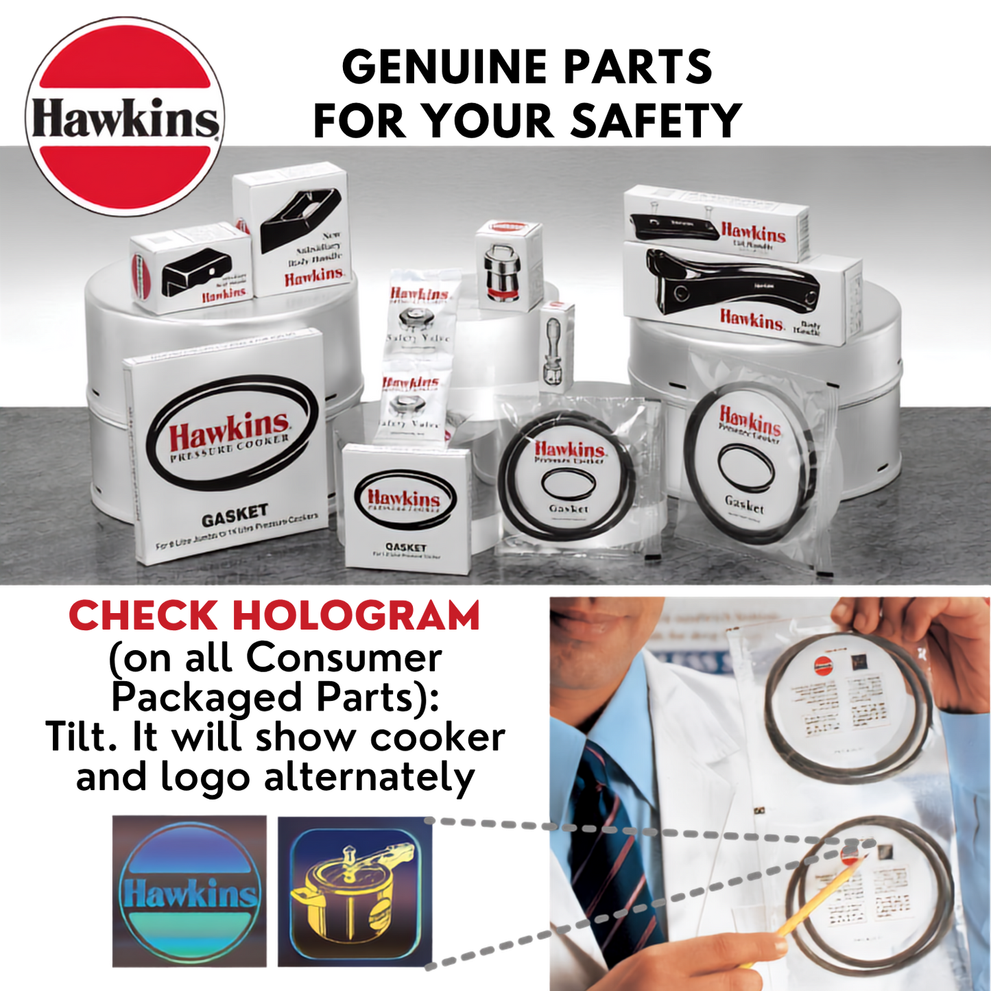 HAWKINS Aluminium Safety Valve For All Hawkins Pressure Cookers From 1.5 Litre To 14 Litre (SV) | Hawkins Genuine Spare Parts