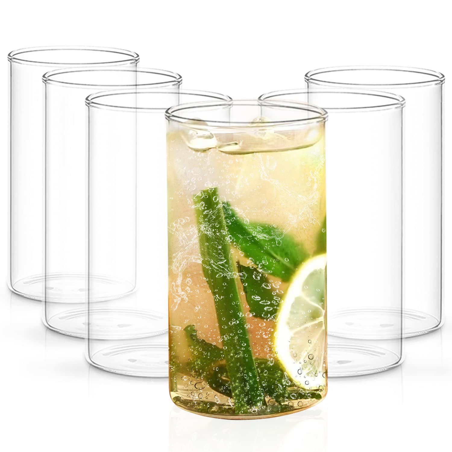 Borosil Vision Glass, Feather Light (Transparent, 350 ml) -Set of 6, Oven, Micro, Freezer Safe - Premium glass tumblers from Borosil - Just Rs. 550! Shop now at Surana Sons