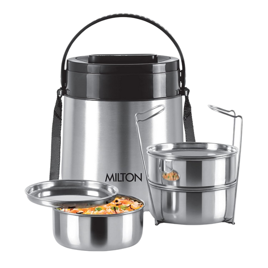 MILTON Stainless Steel Insulated Classic Hot Tiffin - Premium Hot Tiffin from Milton - Just Rs. 920! Shop now at Surana Sons