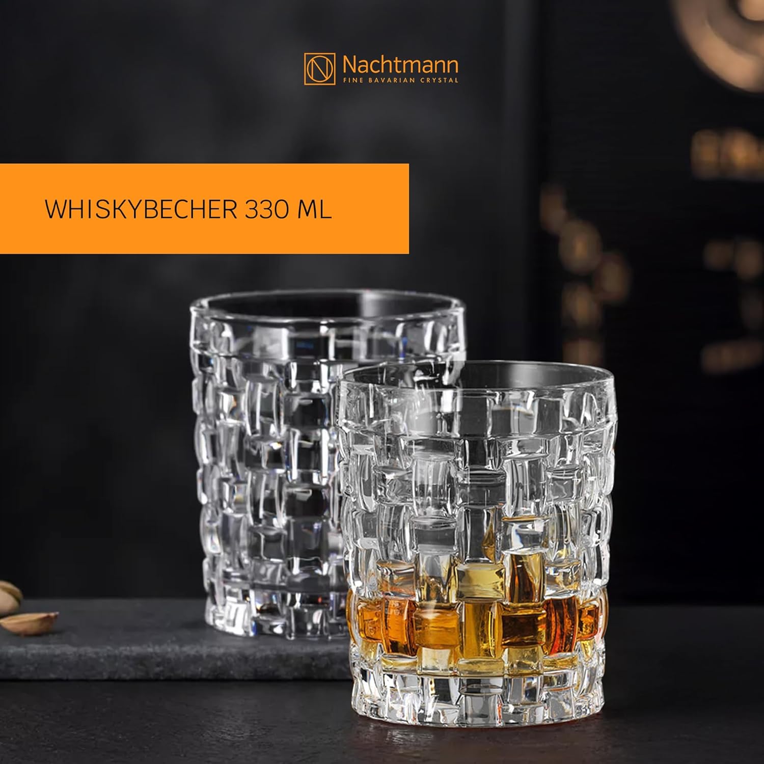 NACHTMANN Premium Crystal Whisky Tumbler - Set of 6, 330 ML - Premium glass tumblers from Nachtmann - Just Rs. 4041! Shop now at Surana Sons