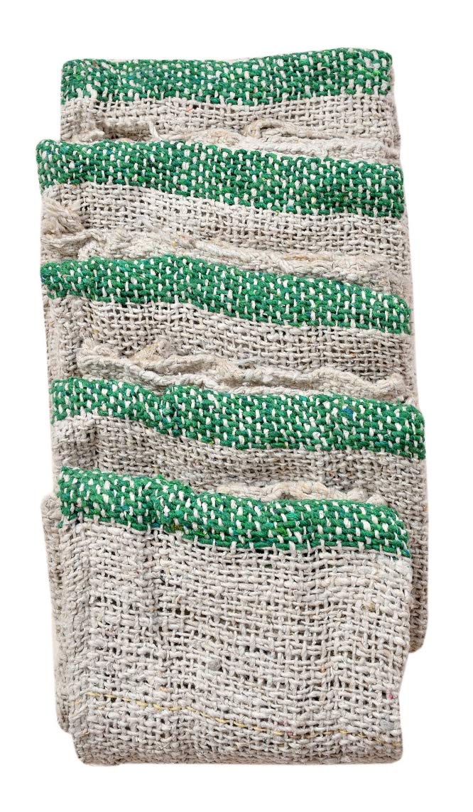 SKT Cotton Floor Cleaning Cloth | Duster | Cloth | Pocha (Off White) - Pack of 6 - Premium Cotton Pocha from Generic - Just Rs. 245! Shop now at Surana Sons