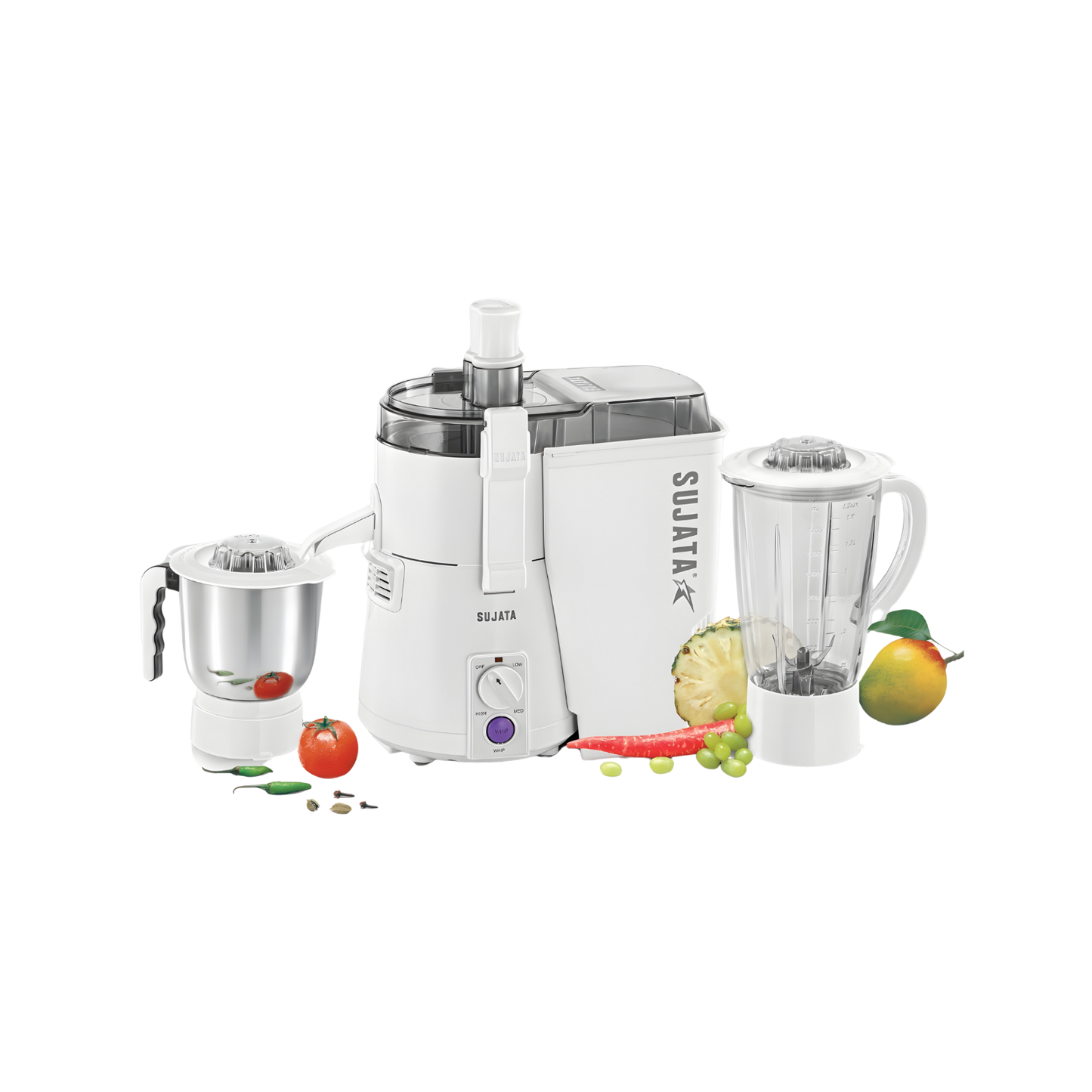 Sujata Powermatic Plus | India's Best Juicer Mixer Grinder | 900 Watt | 2 Jar