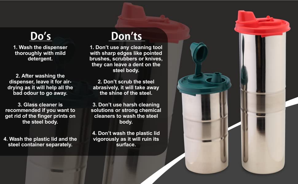 SignoraWare Easy Flow Stainless Steel Oil Dispenser Bottle with Lid and Cap | Air-Tight Spill-Proof | Food Grade Pourer | Drizzler | - Premium Oil Dispenser from Signoraware - Just Rs. 356! Shop now at Surana Sons