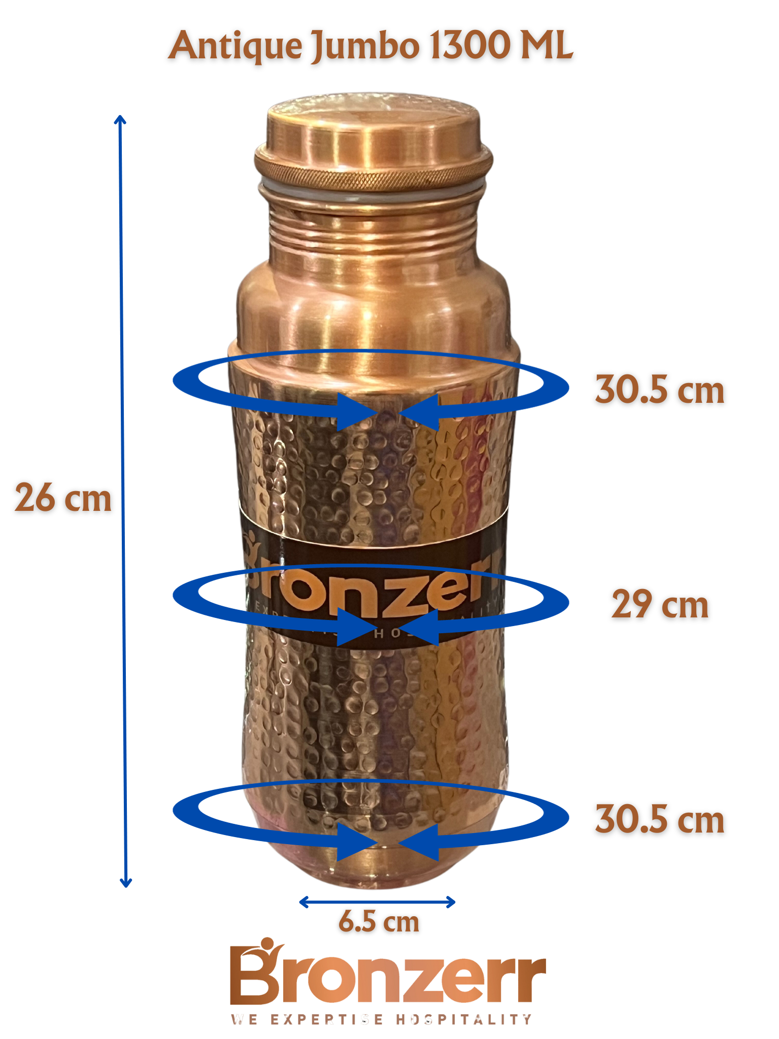 Bronzerr Copper Bottles | Pure Copper | Plain Or Color Electroplated Outside | Color Gift Box | Ideal Gift - Premium copper water bottles from Bronzerr - Just Rs. 780! Shop now at Surana Sons
