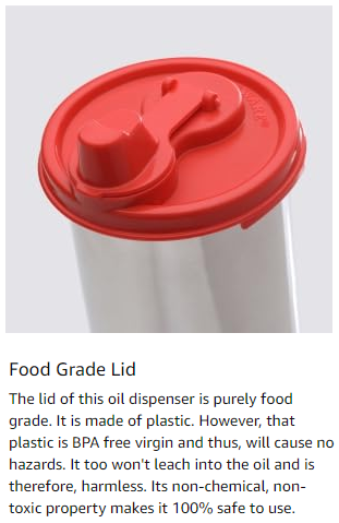 SignoraWare Easy Flow Stainless Steel Oil Dispenser Bottle with Lid and Cap | Air-Tight Spill-Proof | Food Grade Pourer | Drizzler | - Premium Oil Dispenser from Signoraware - Just Rs. 356! Shop now at Surana Sons