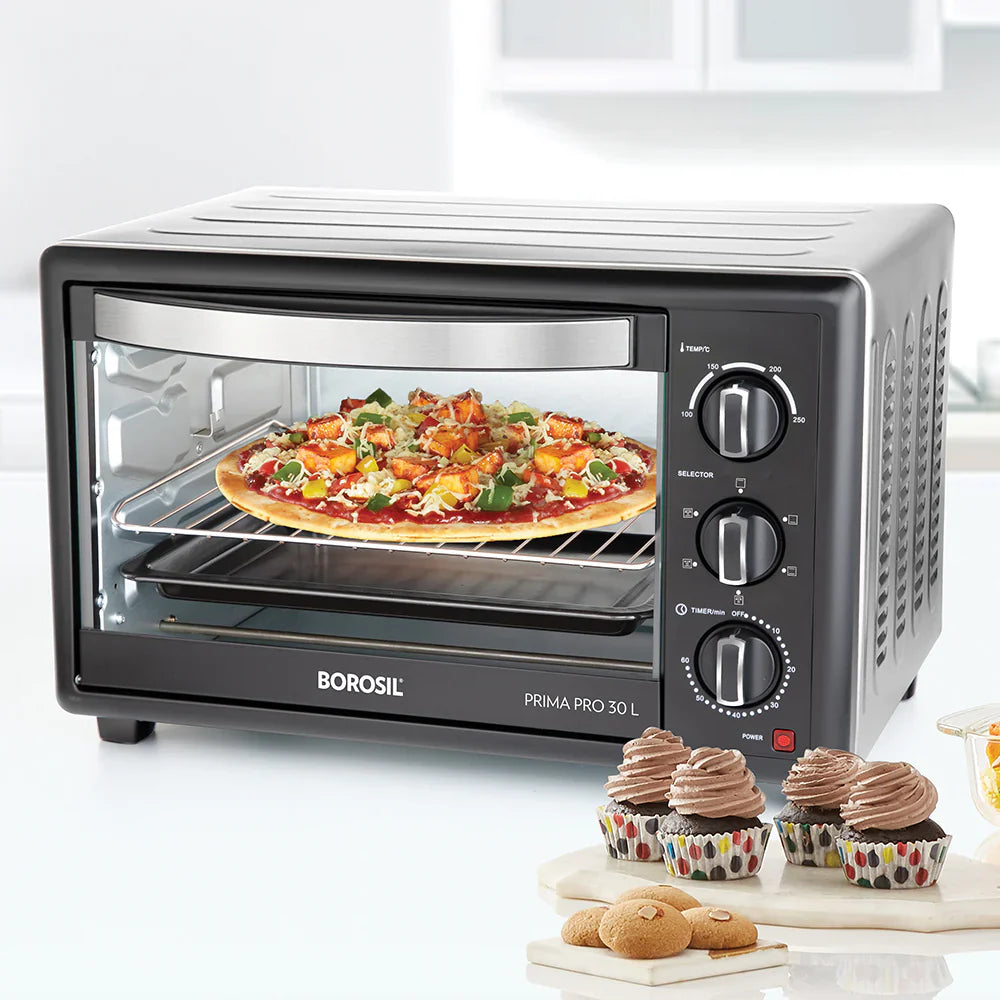 Borosil Prima/Prima Pro Oven Toaster Griller (OTG) - Premium OTG from Borosil - Just Rs. 6499! Shop now at Surana Sons