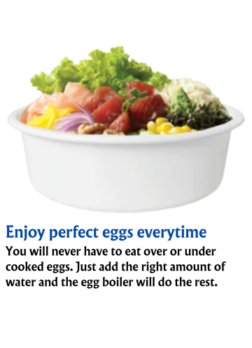 Borosil Electric Egg Boiler, For Hard, Soft, Medium Boiled Eggs, Steamed Vegetables, Transparent Lid, Stainless Steel Exterior - Premium Egg Boiler from borosil - Just Rs. 1450! Shop now at Surana Sons