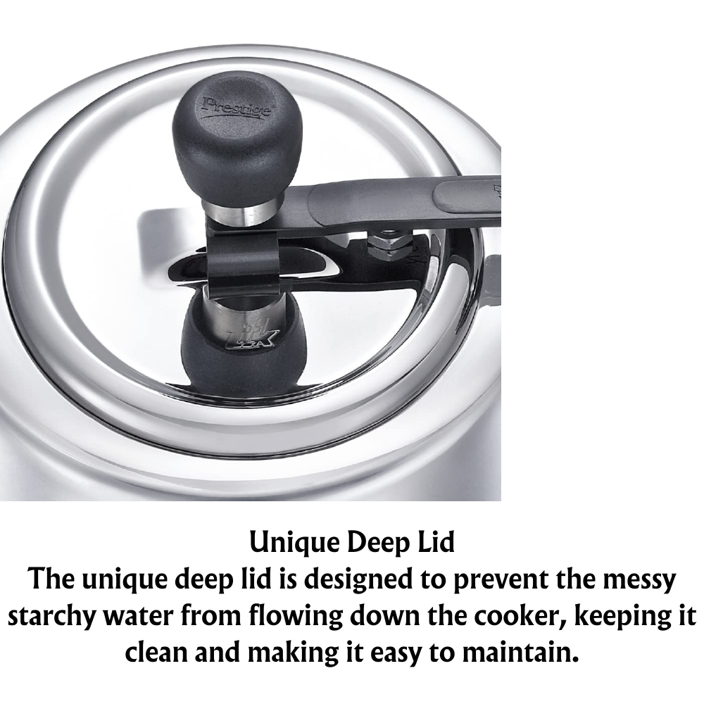 Prestige Nakshatra Essential Svachh Stainless Steel Pressure Cooker, Triply Bottom - Premium SS pressure cooker from prestige - Just Rs. 1892! Shop now at Surana Sons