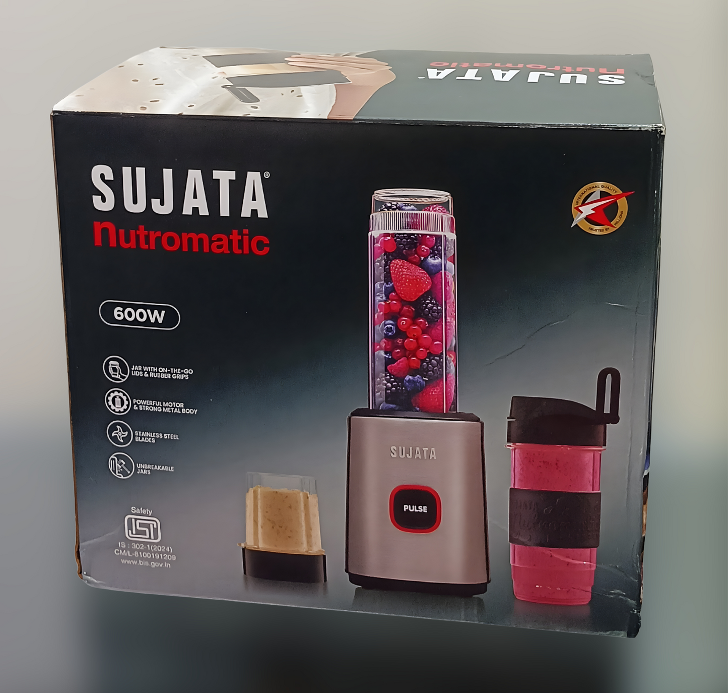 SUJATA NUTROMATIC The Compact Power Blender for Everyday Nutrition | 600 W | Powerful & Trusted