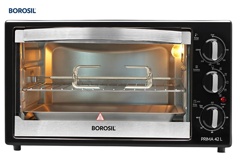 Borosil Prima/Prima Pro Oven Toaster Griller (OTG) - Premium OTG from Borosil - Just Rs. 6499! Shop now at Surana Sons