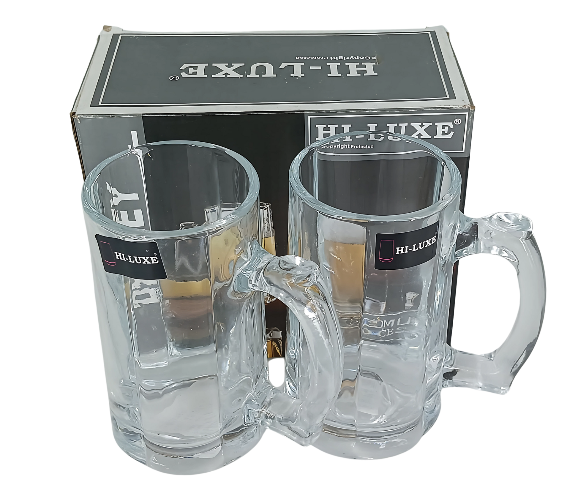 HILUXE Beer/Juice Mug | 380 ML - Premium Beer Juice Mug from Hiluxe - Just Rs. 325! Shop now at Surana Sons