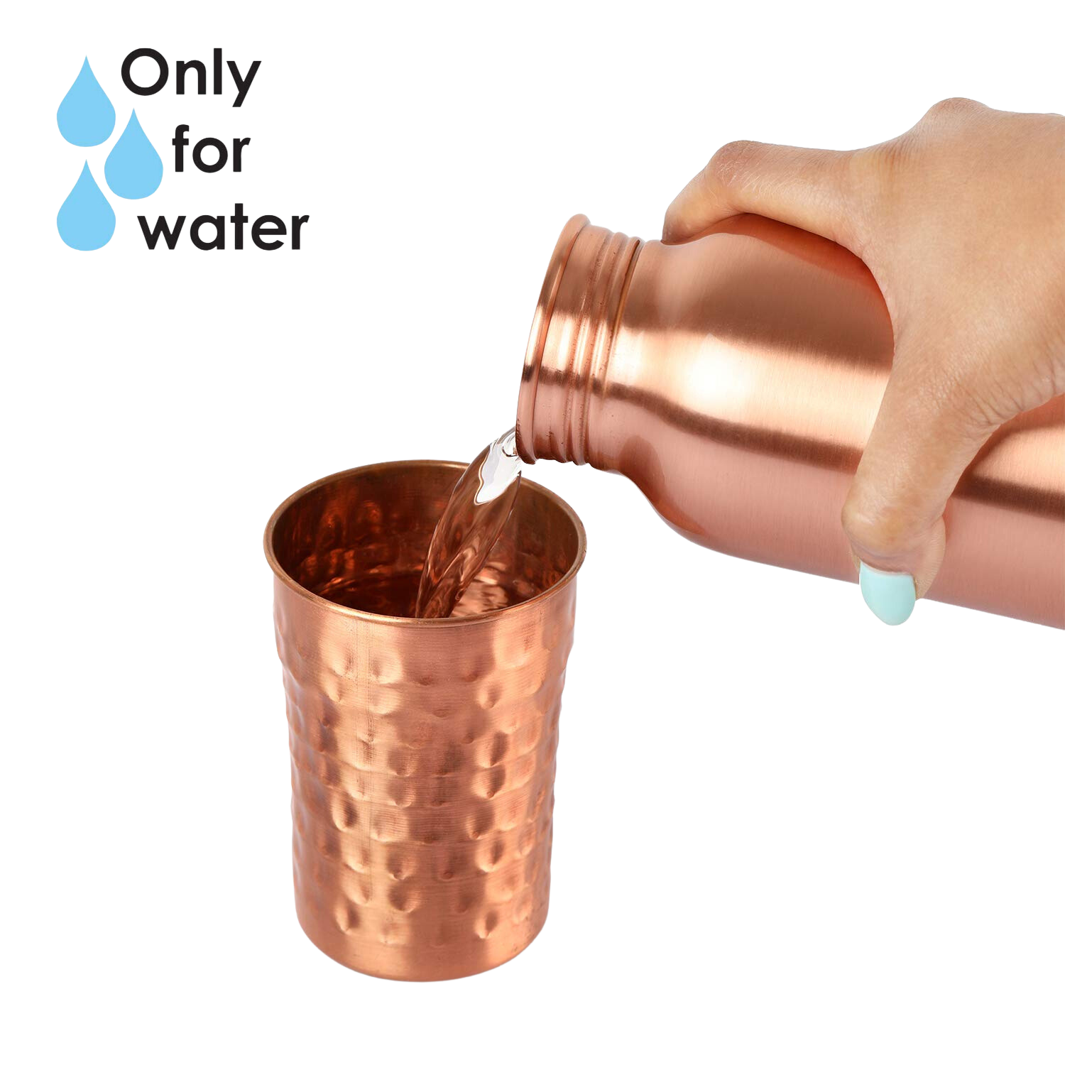 Cello COP-PURA Copper Water Bottle, 1000 ml - Premium copper water bottles from Cello - Just Rs. 977! Shop now at Surana Sons