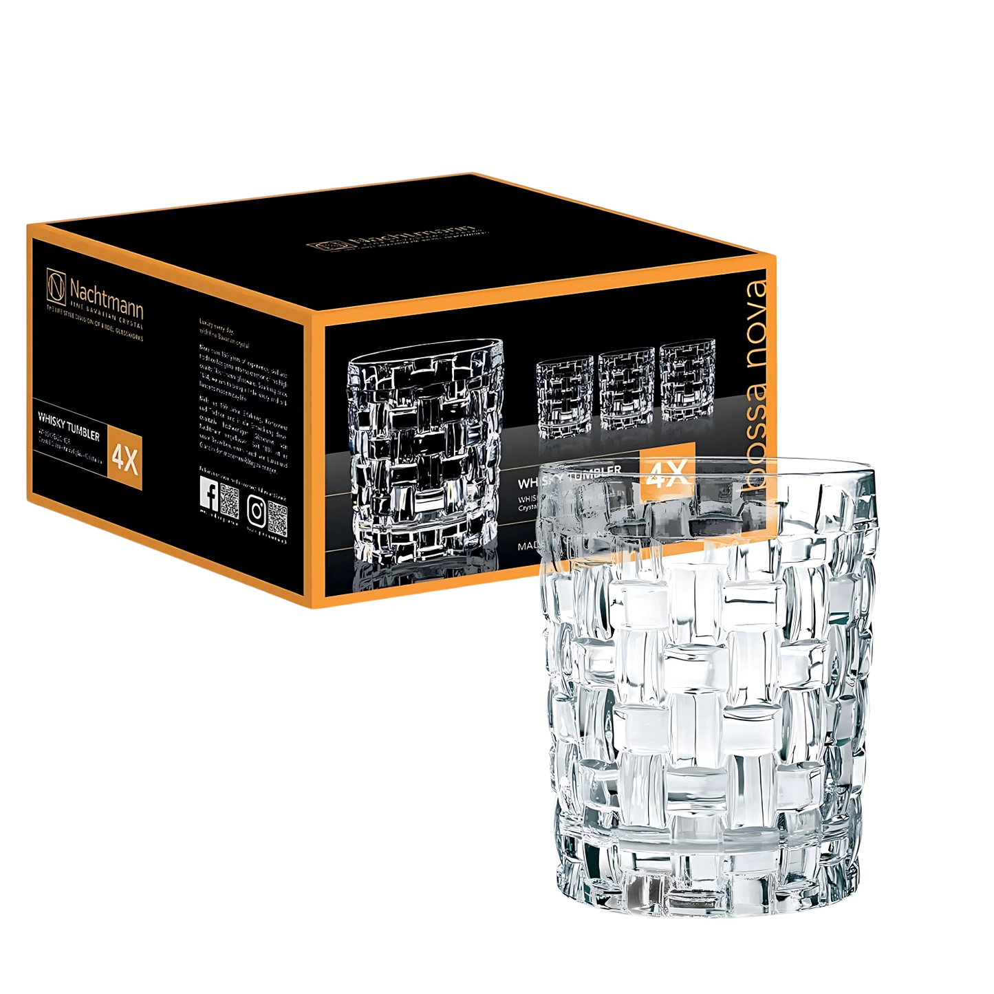 NACHTMANN Premium Crystal Whisky Tumbler - Set of 6, 330 ML - Premium glass tumblers from Nachtmann - Just Rs. 4041! Shop now at Surana Sons