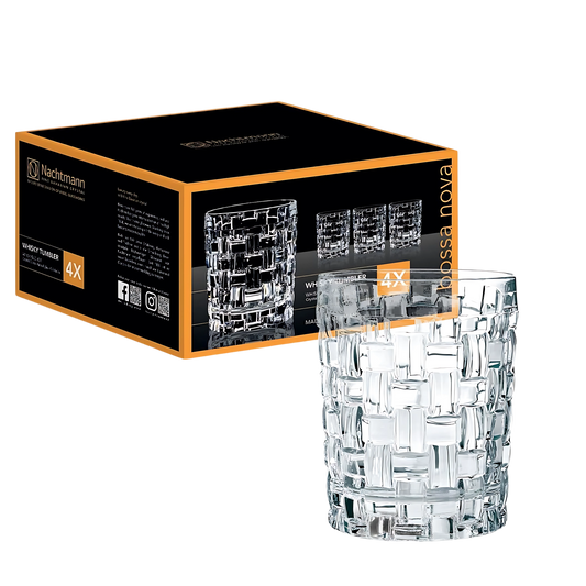 NACHTMANN Premium Crystal Whisky Tumbler - Set of 6, 330 ML - Premium glass tumblers from Nachtmann - Just Rs. 4041! Shop now at Surana Sons