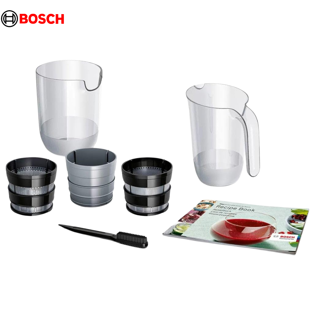 Bosch Lifestyle MESM 731 MIN 150-Watt Cold Press Slow Juicer (Black) - Premium Slow Centrifugal Juicers from Bosch - Just Rs. 18999! Shop now at Surana Sons