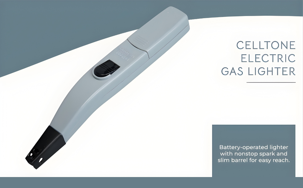 CELLTONE Zoom Electric Gas Lighter For Kitchen Use - Battery Operated Continuous Spark For Gas Stove | 6 Months Warranty