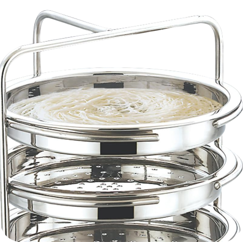 JVL Stainless Steel Full Set Thatte Idly, Idiyappam / Idla / Mini Idli / Dhokla Maker / Steamer - Premium Idli Dhokla Maker from JVL - Just Rs. 3799! Shop now at Surana Sons