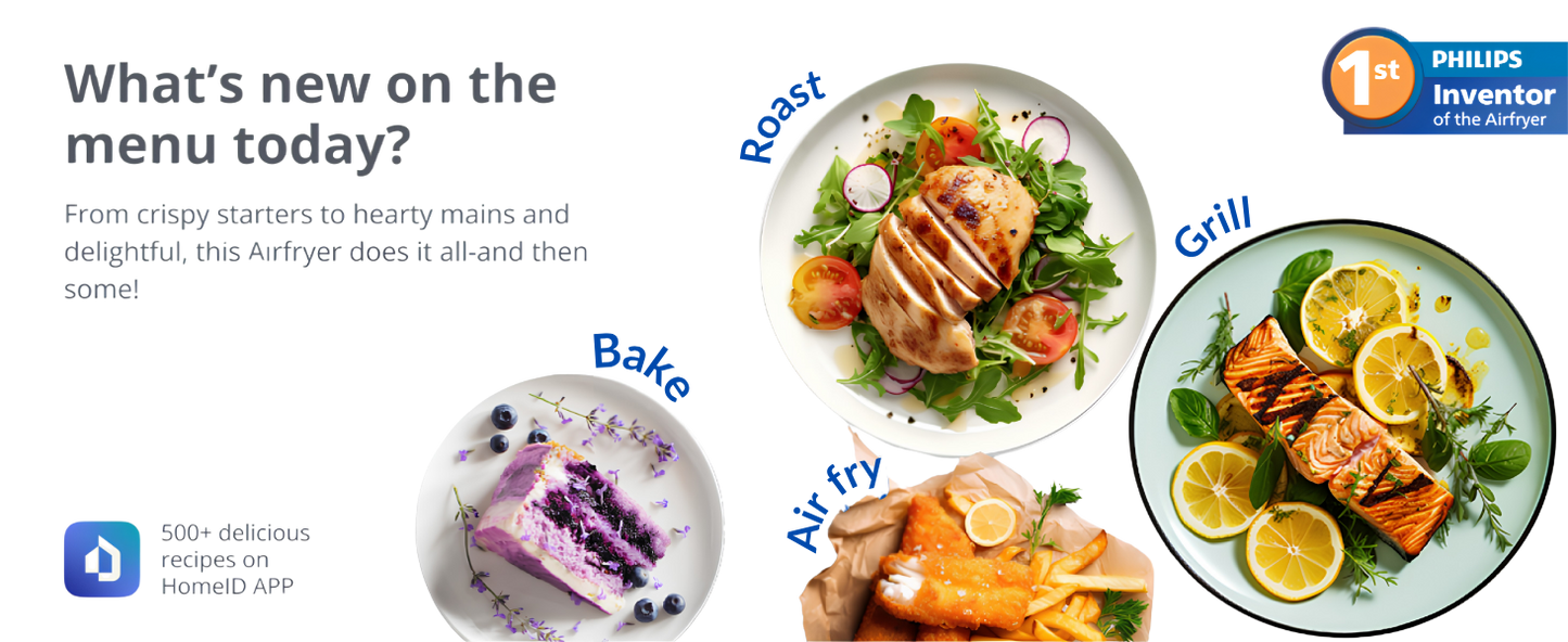 PHILIPS 4.2L Airfryer with Rapid Air Technology - NA120/00