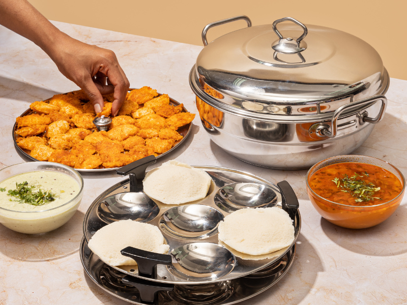 Milton idli maker top