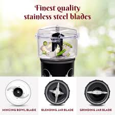 Borosil NutriFresh Portable Mini-Blender & Grinder,For Blending Smoothies & Chutneys, Dry Grinding Spices, Black, 400 W - Premium Nutriblend Blenders from borosil - Just Rs. 2573! Shop now at Surana Sons